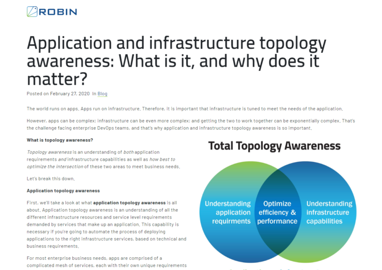 Application and infrastructure topology awareness: What is it, and why does it matter?