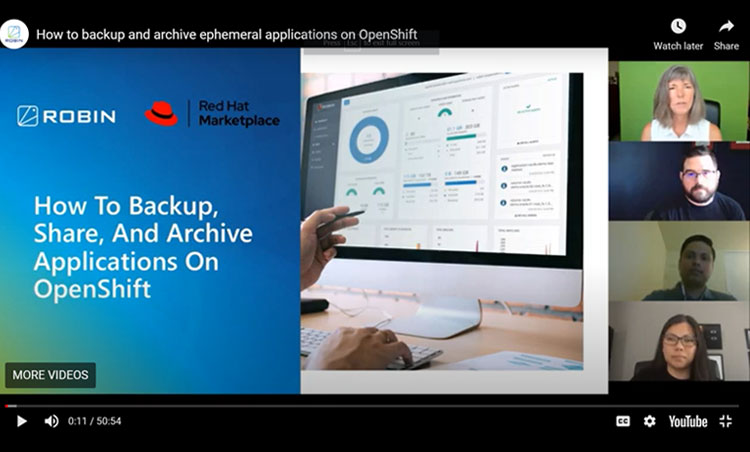 How to backup and archive ephemeral applications on OpenShift