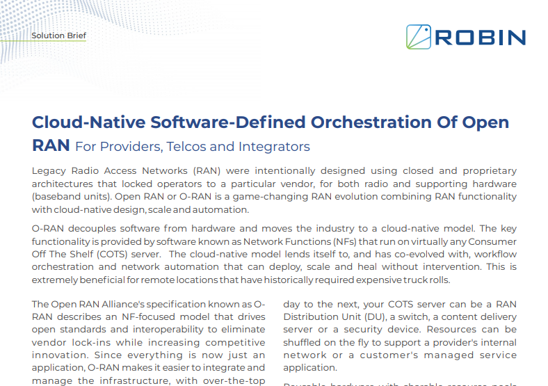 Cloud-Native Software-Defined Orchestration of Open RAN(ORAN)